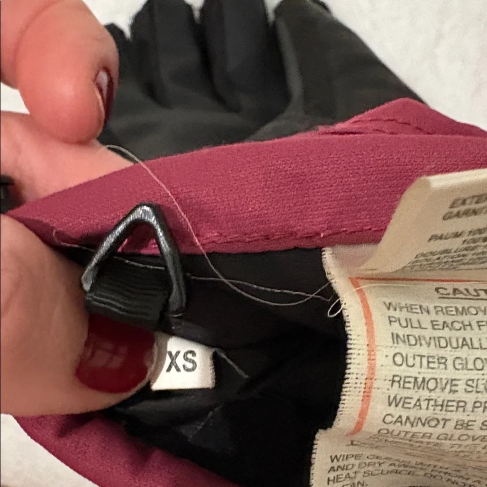Gordini XS women’s pink and Black Winter Gloves